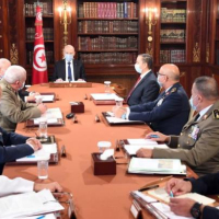 Kais Saied préside la réunion du Conseil supérieur des armées