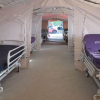 Kasserine - Covid19 : Démarrage des travaux d’installation de l’hôpital de campagne