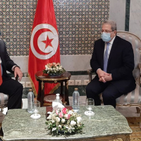 Jerandi s'entretient avec l'ambassadeur des Etats-Unis à Tunis