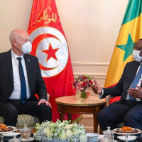 Saïed s’entretient à Paris avec son homologue sénégalais