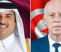 Entretien téléphonique entre le président de la République et l’émir du Qatar