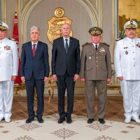 Des officiers généraux décorés à l’occasion de la célébration du 66e anniversaire de l’Armée nationale