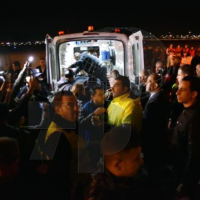Un avion militaire transportant 39 palestiniens dont 29 blessés atterrit à l'aéroport des pèlerins de Tunis-Carthage