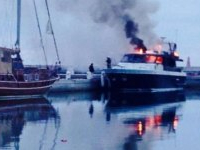 Bizerte: Le yacht d'un homme d’affaires tunisien prend feu