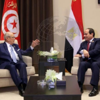 Entretien du chef de l'Etat avec le président égyptien Abdelfattah Essisi en marge du 28e sommet arabe