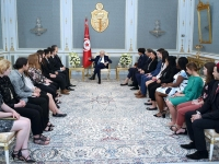 Essebsi reçoit une délégation d'étudiants de l'Université d'Ottawa