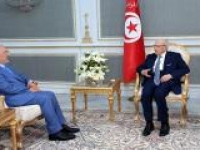 Le président Caïd Essebsi s'entretient avec Rached Ghannouchi