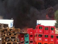 Megreine: Un dépôt de l'usine Coca Cola prend feu